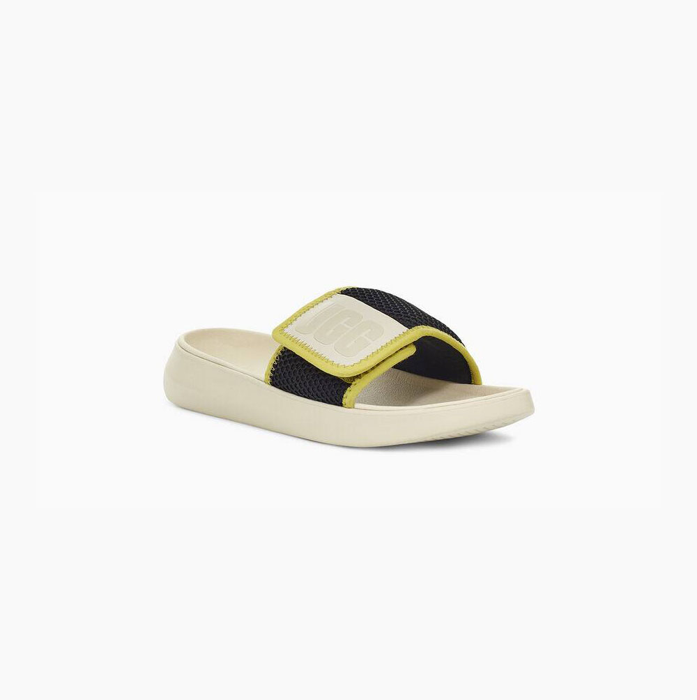 UGG LA Light Light Green Slides for Women (PDZV96710)